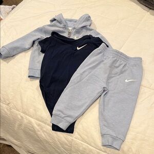 Nike Kids Light Blue Jogger Set